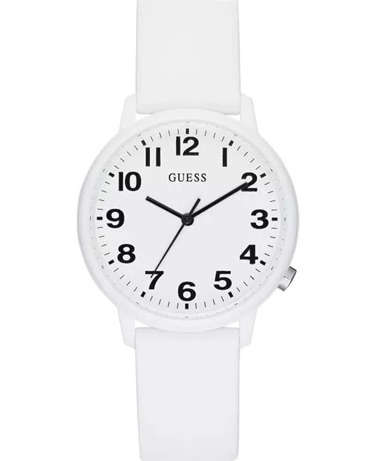 Guess Originals White Silicone Watch 38mm