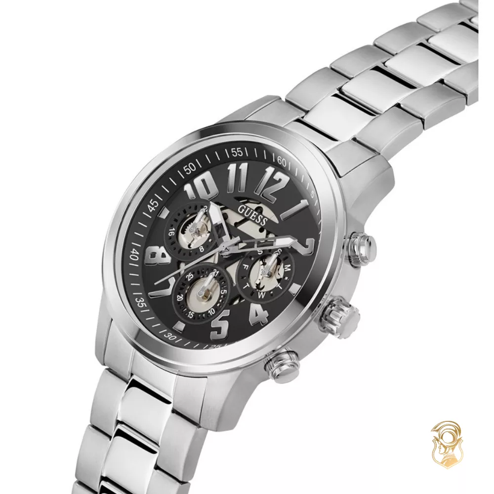 Guess Parker Silver Watch 44mm