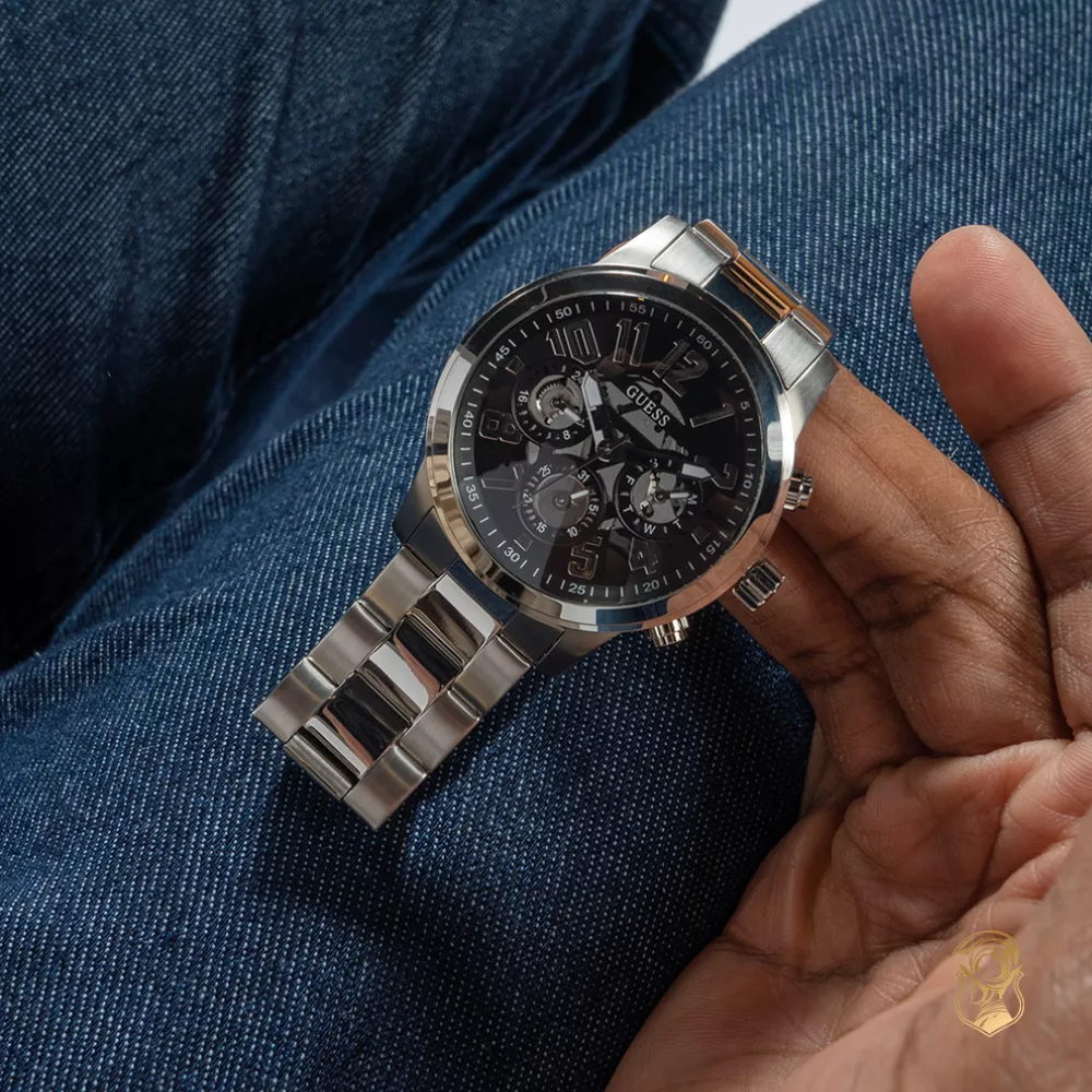Guess Parker Silver Watch 44mm