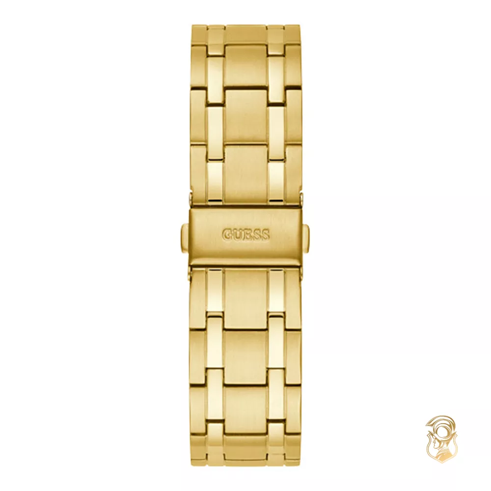 Guess Premier Gold-Tone Watch 45mm