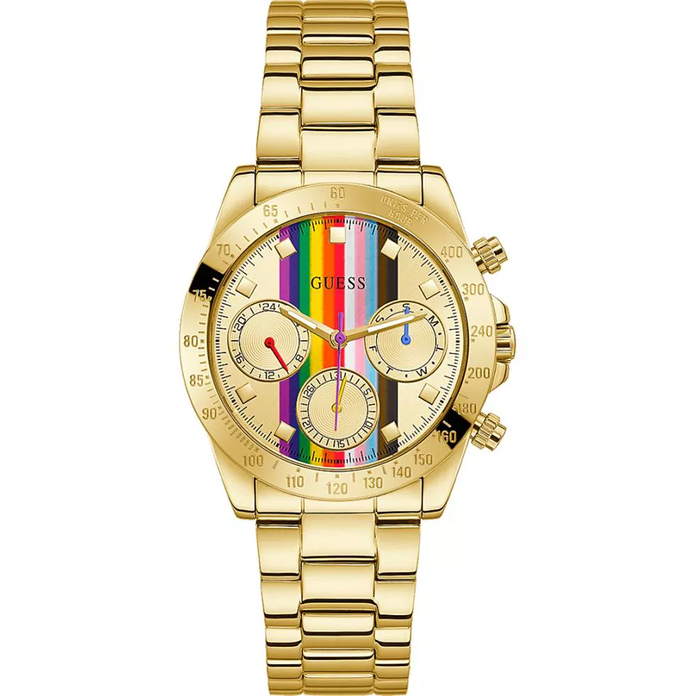 Guess Worn with Pride Gold Watch 38mm