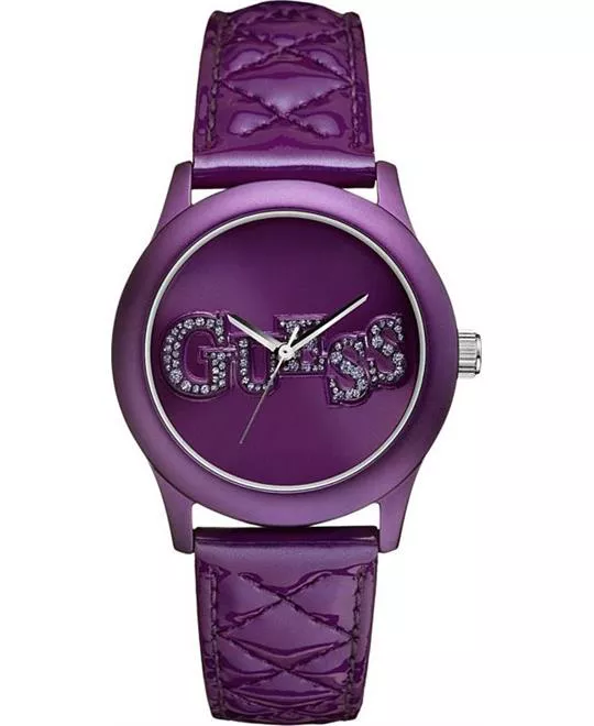 Guess Logo Purple Tone Watch 39mm