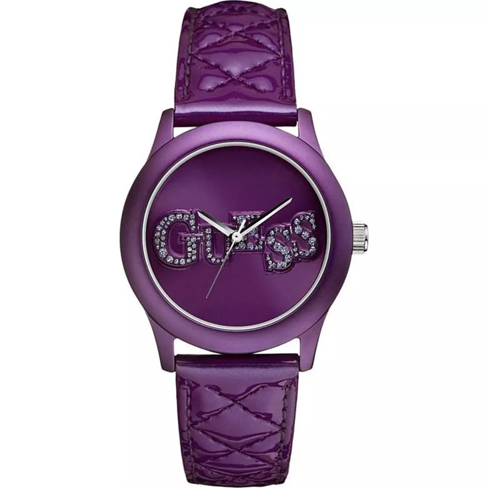 Guess Logo Purple Tone Watch 39mm