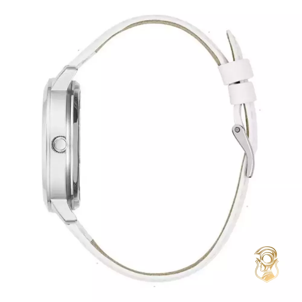 Guess Quattro Clear White Watch 37mm