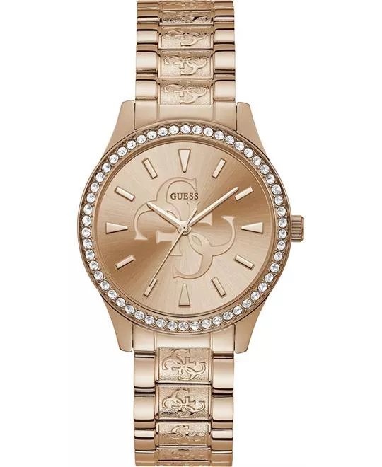 Guess Quattro G Rose Gold Watch 38mm