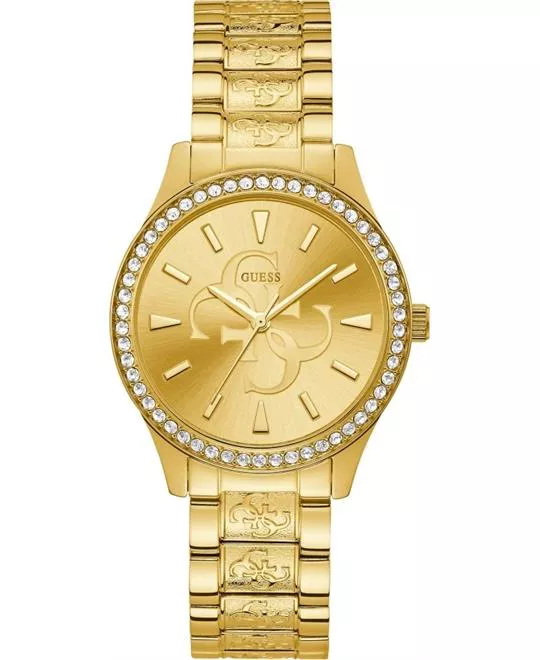 Guess Quattro G Gold Tone Watch 38mm