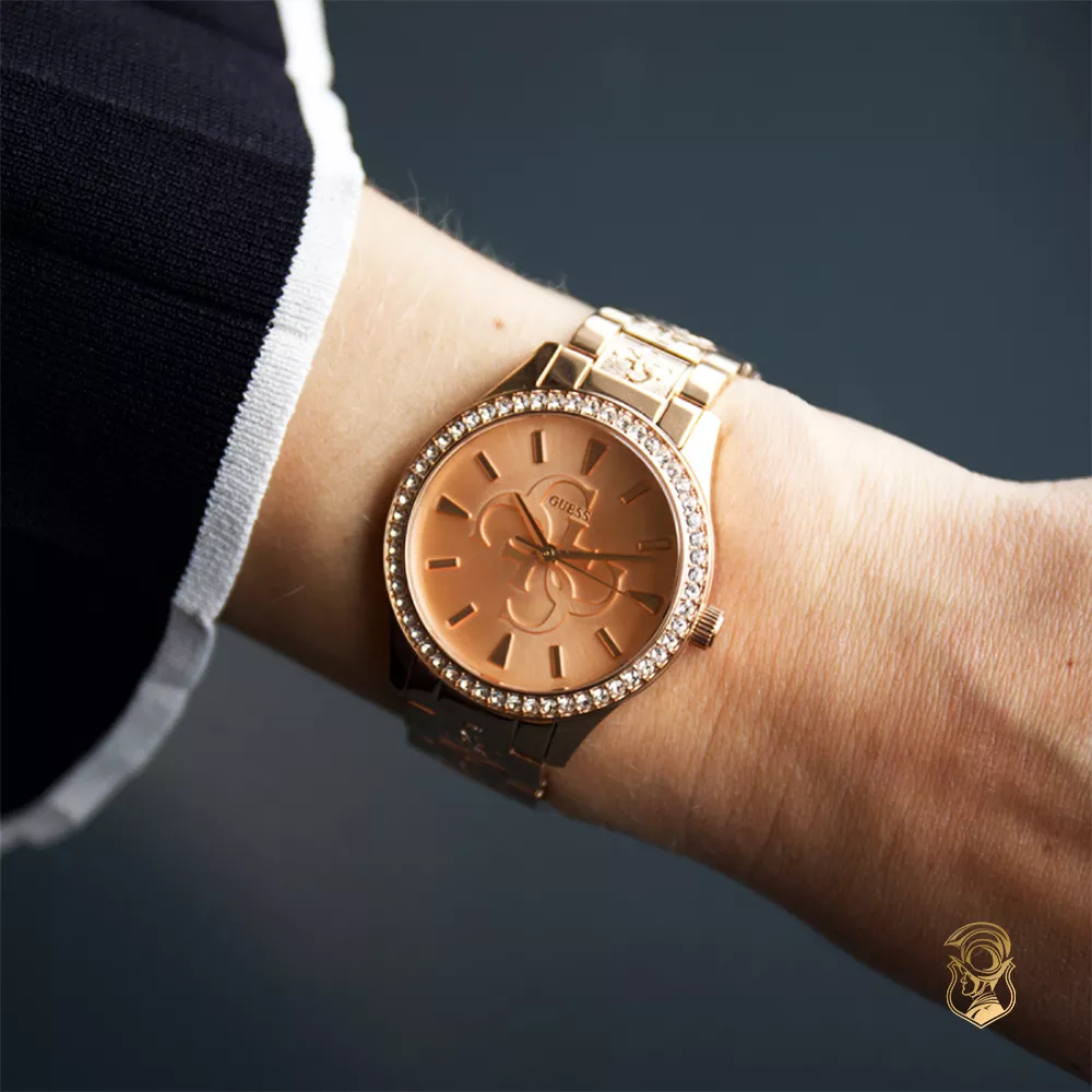 Guess Quattro G Rose Gold Watch 38mm