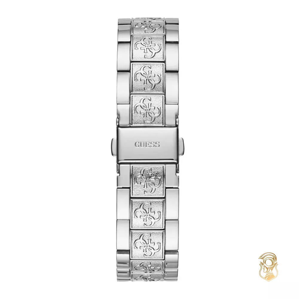 Guess Quattro G Silver Tone Watch 38mm