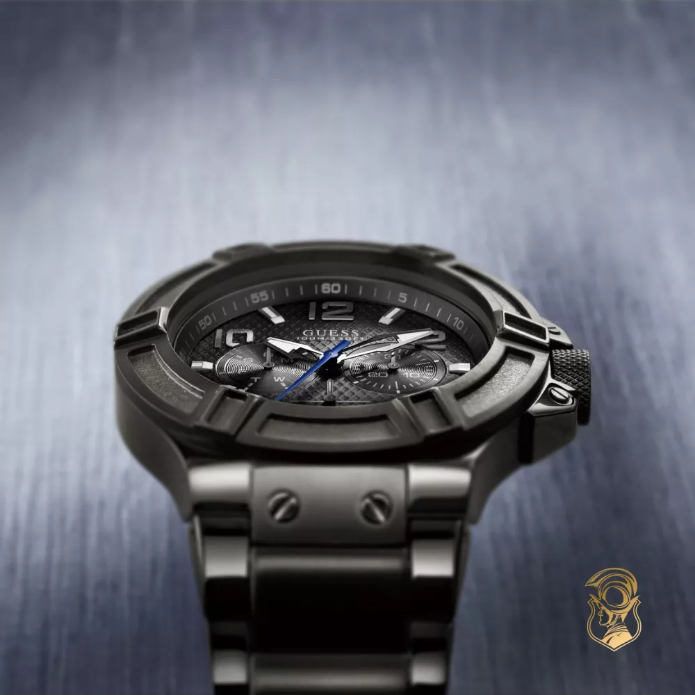 Guess Rigor Black Tone Men's Watch 45mm