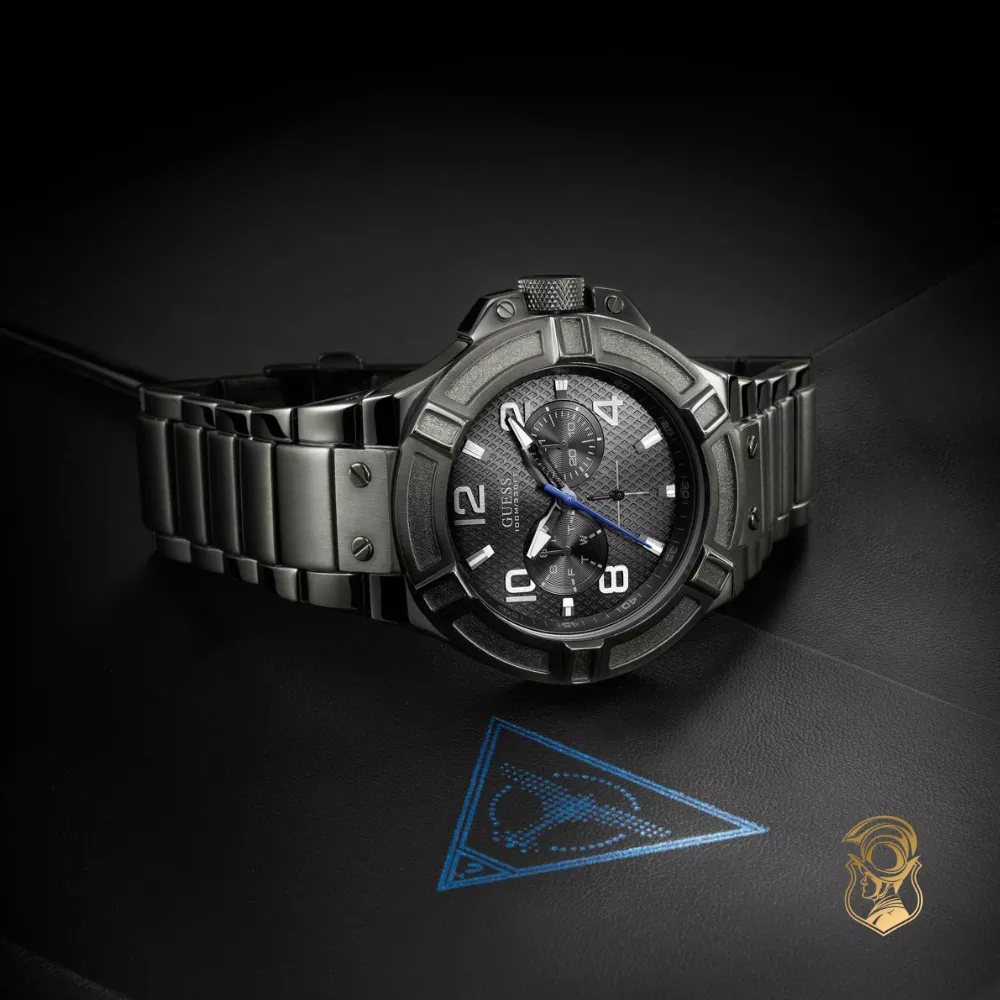 Guess Rigor Black Tone Men's Watch 45mm