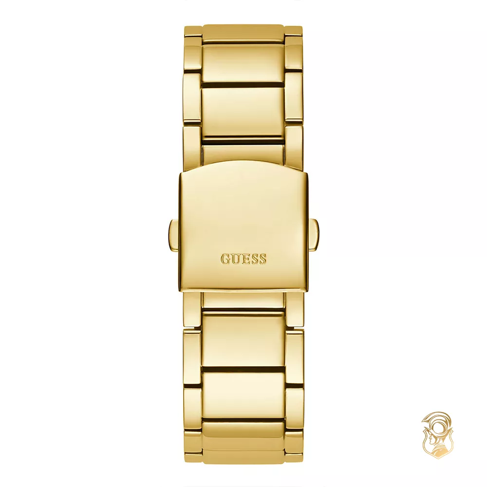 Guess Rigor Gold Tone Watch 45mm