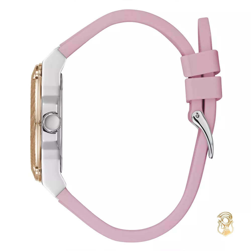 Guess Rigor Pink Tone Watch 39mm