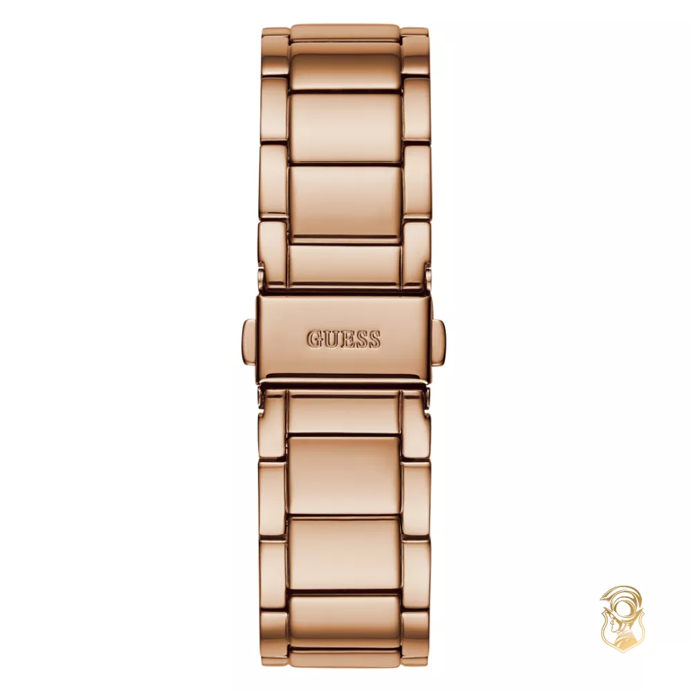 Guess Rigor Rose Gold Tone Watch 39mm