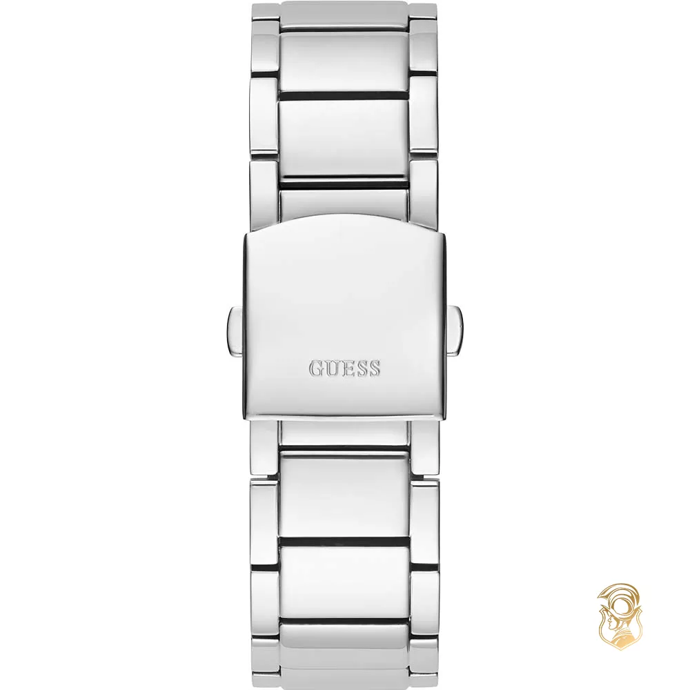 Guess Rigor Silver Tone Watch 45mm