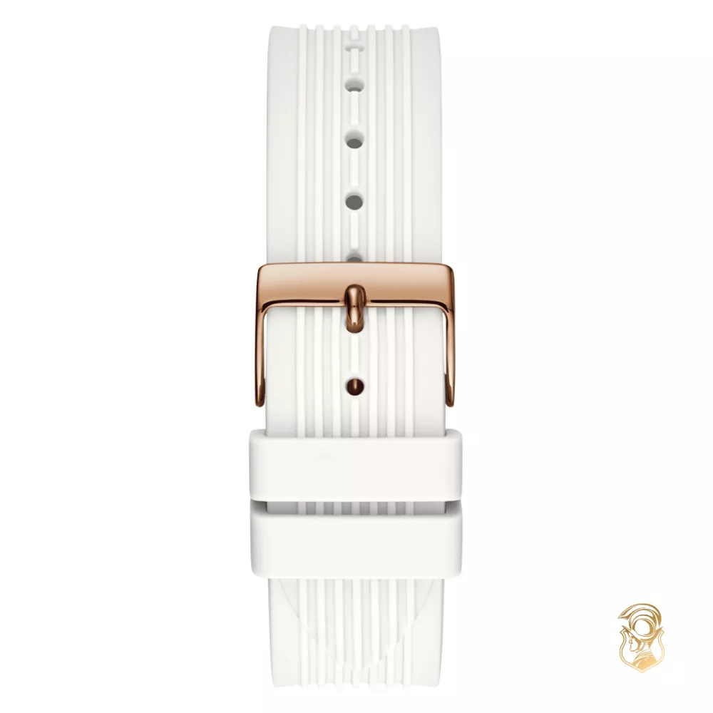 Guess Rigor White Silicone Watch 39mm