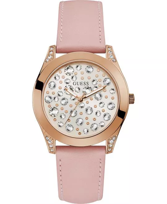 Guess Rose Gold Clear Crytstal Watch 39mm