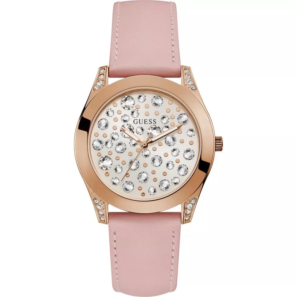 Guess Rose Gold Clear Crytstal Watch 39mm