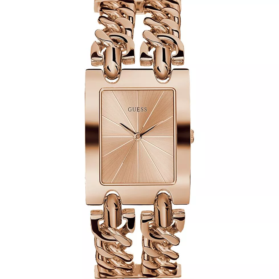 Guess Vanity Rose Gold Tone Watch 28mm