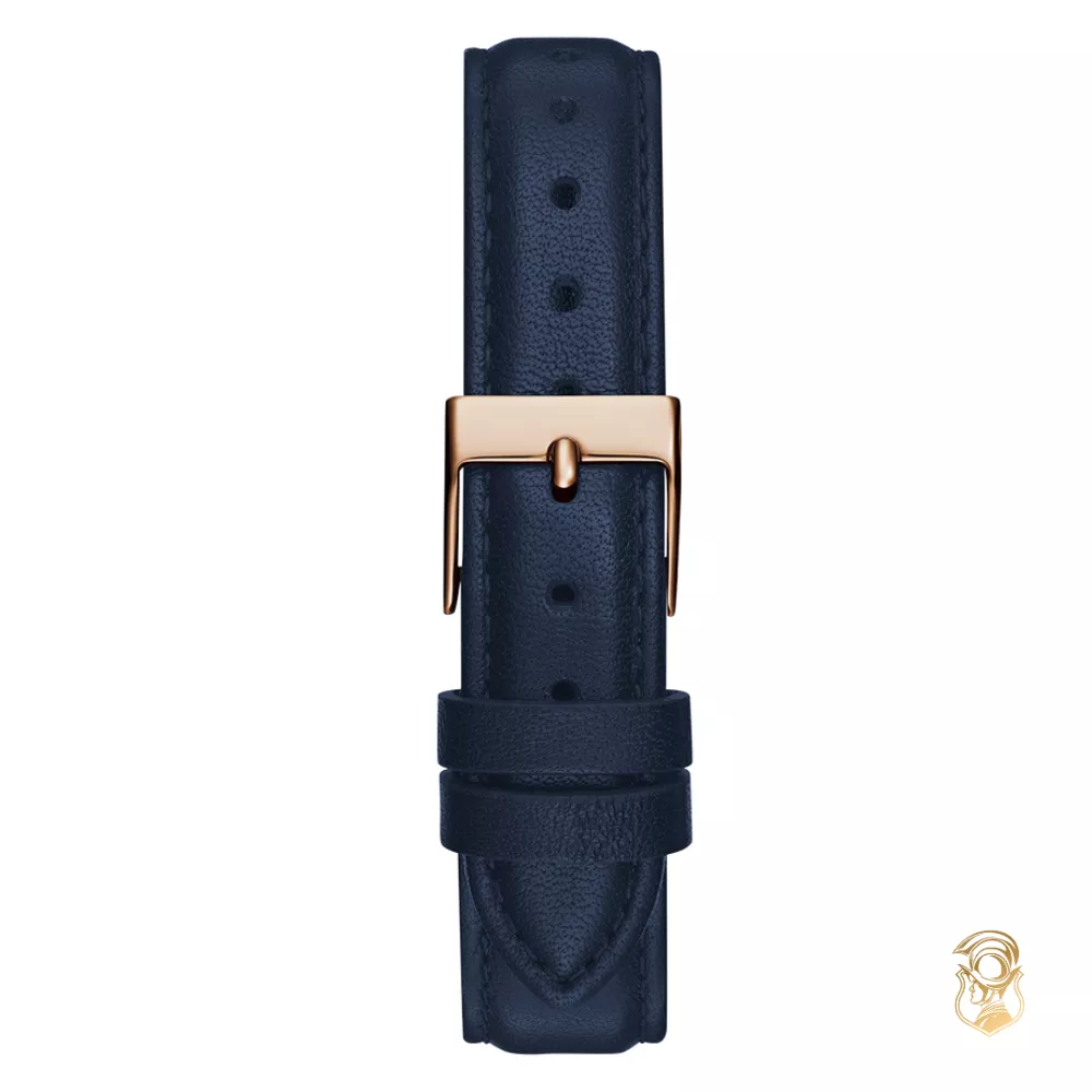 Guess Rose Gold-Tone and Blue Watch 30mm