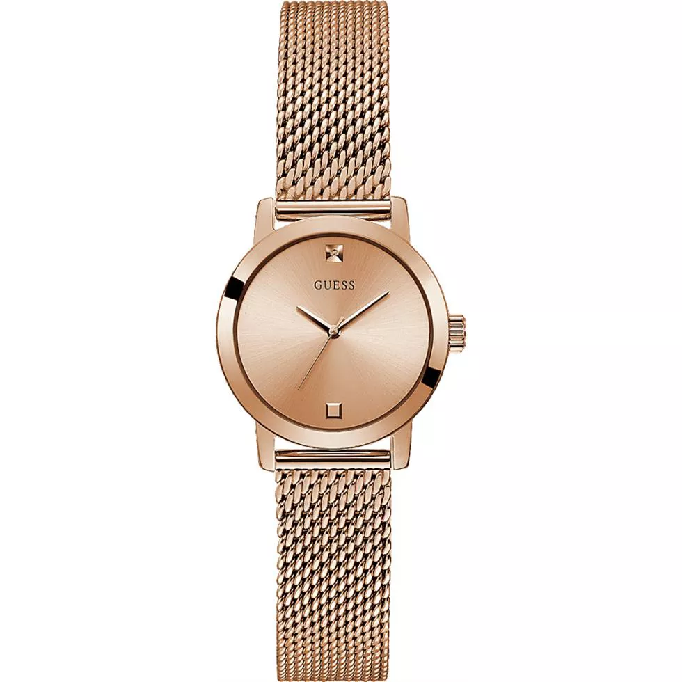 Guess Classic Diamond Mesh Watch 25mm