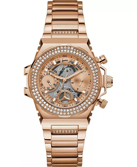 Guess Fusion Rose Gold Tone Watch 36mm