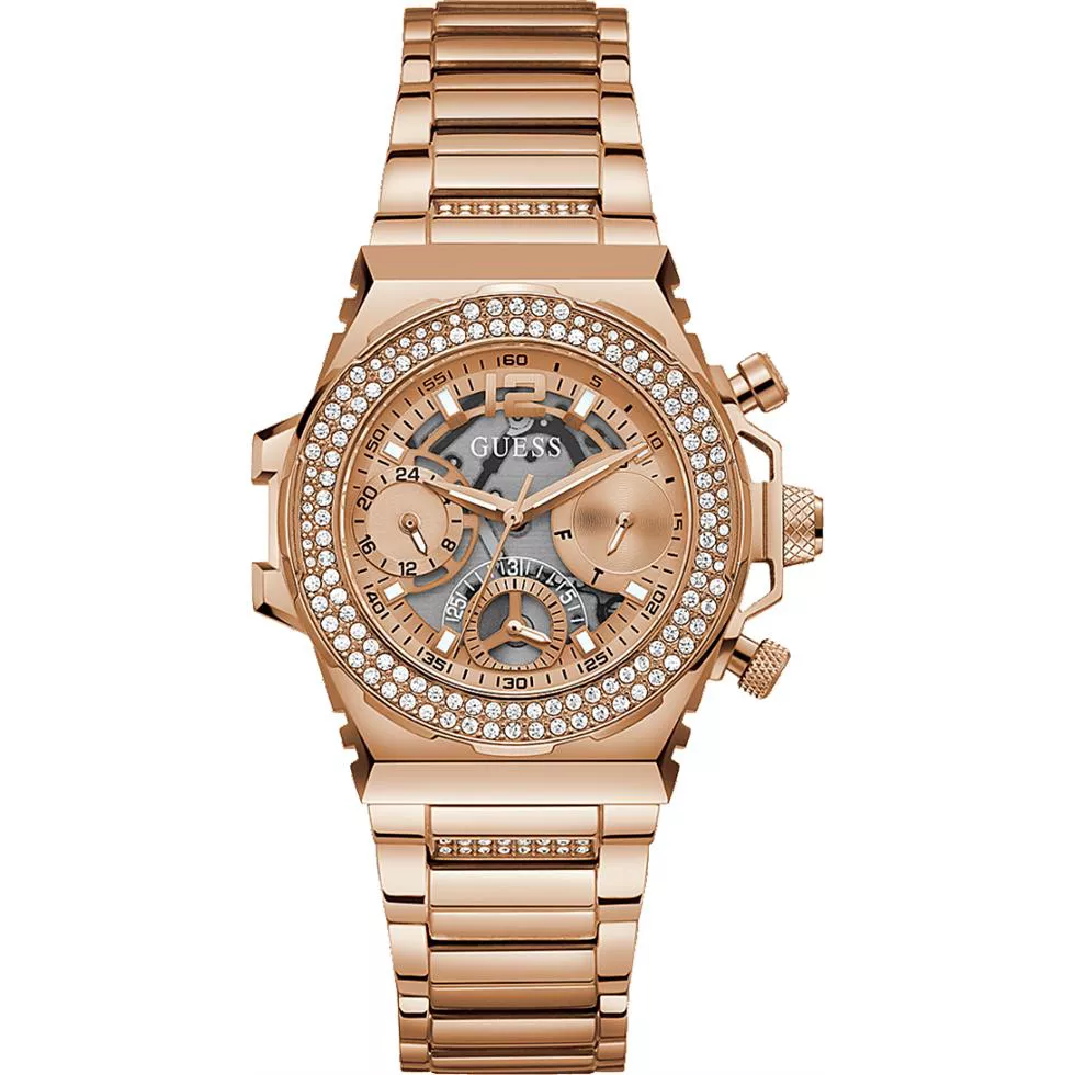 Guess Fusion Rose Gold Tone Watch 36mm