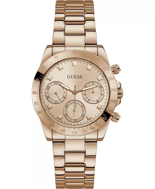 Guess Rose Gold-Tone Multifunction Watch 38MM