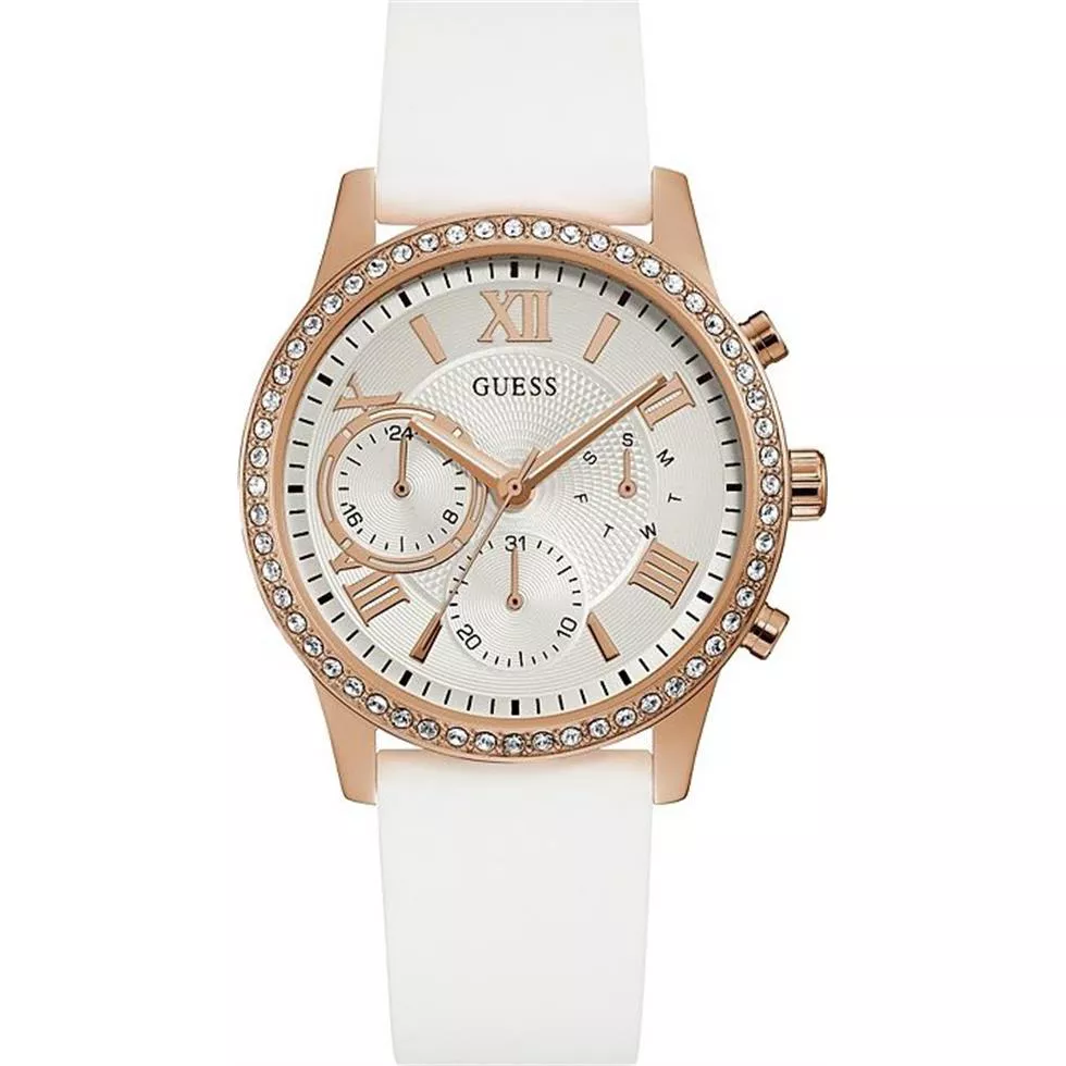 Guess Rose Gold-Tone Multifunction Watch 40mm
