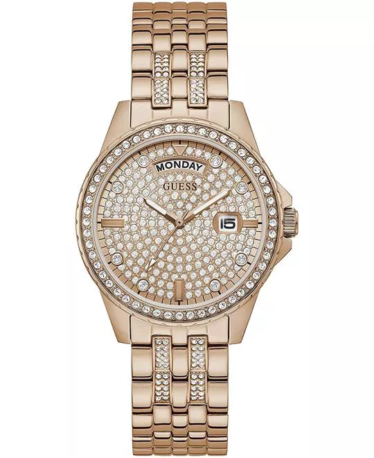 Guess Ccomet Rose Gold Tone Watch 38mm