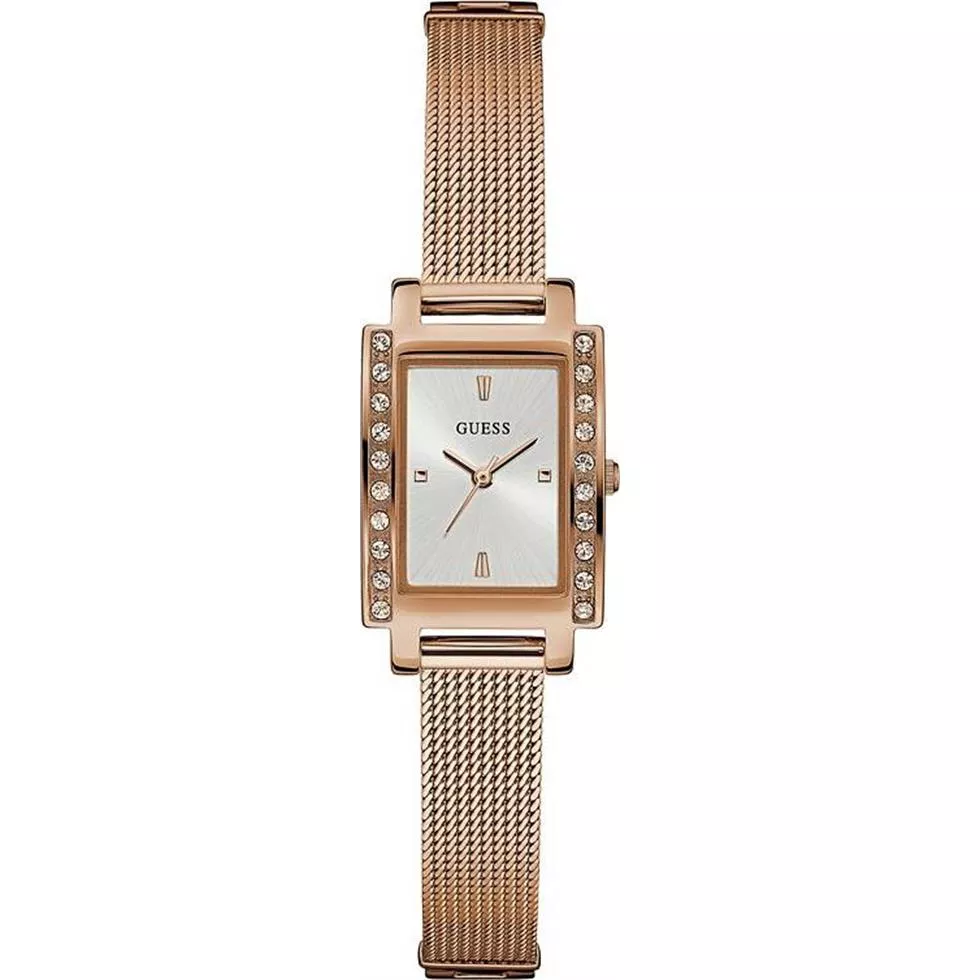 GUESS Rose Gold-Tone Stainless Steel Watch 20x35mm 