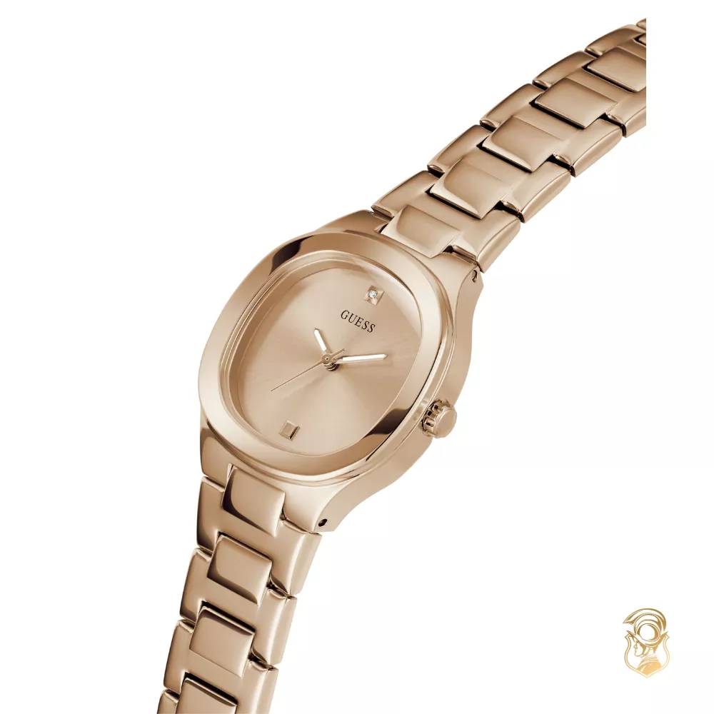 Guess Rose Gold-Tone Studded Watch 32mm
