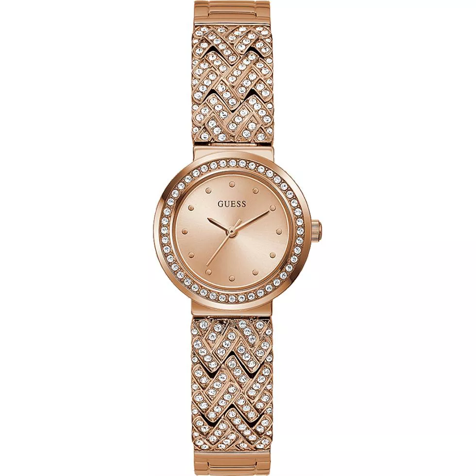 Guess Treasure Rose Gold Tone Watch 28mm