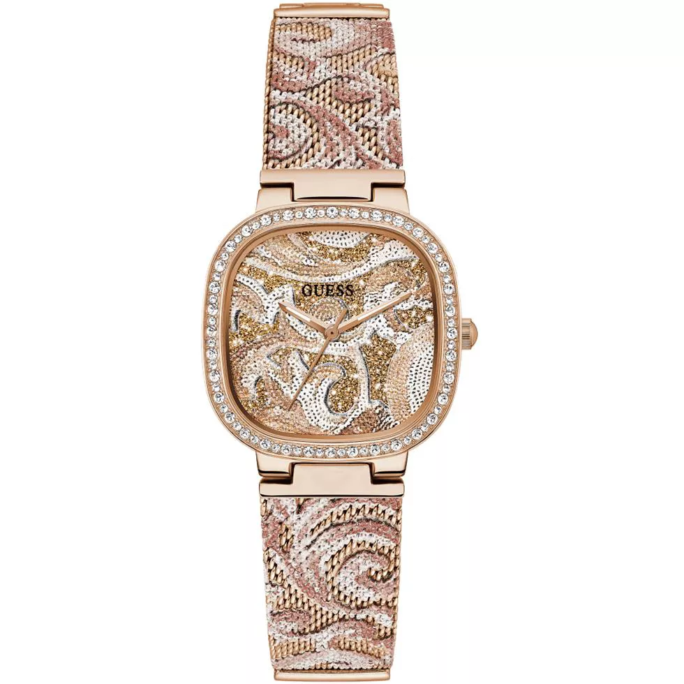 Guess Headline Rose Gold Tone Watch 32mm