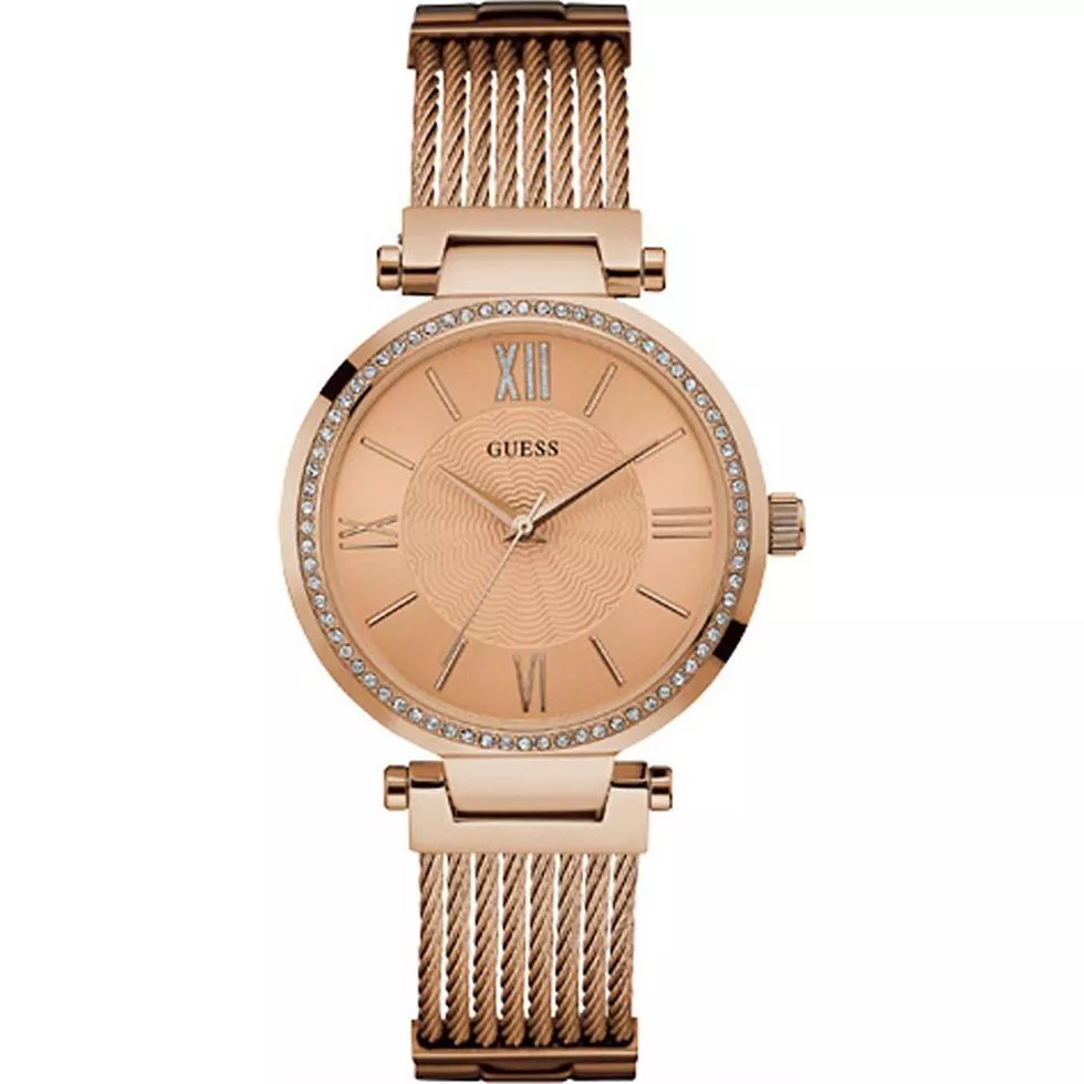 GUESS Rose Gold-Tone watch 36mm
