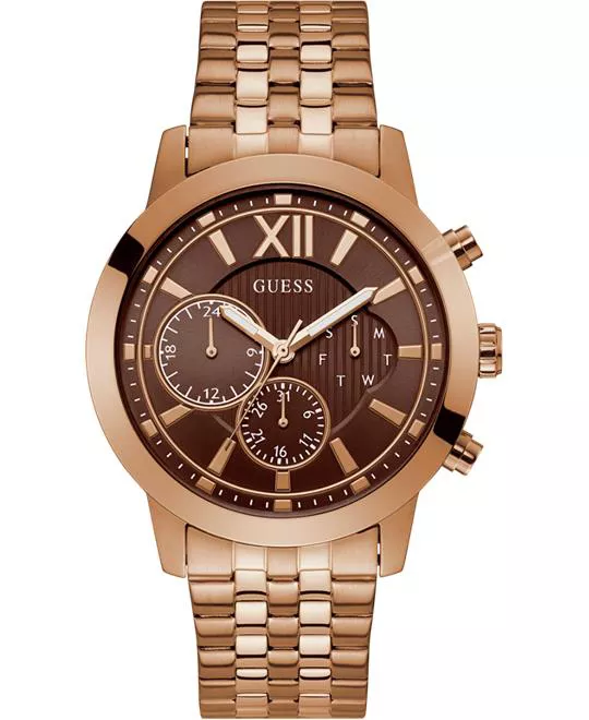 Guess Rose Gold Tone Watch 45mm
