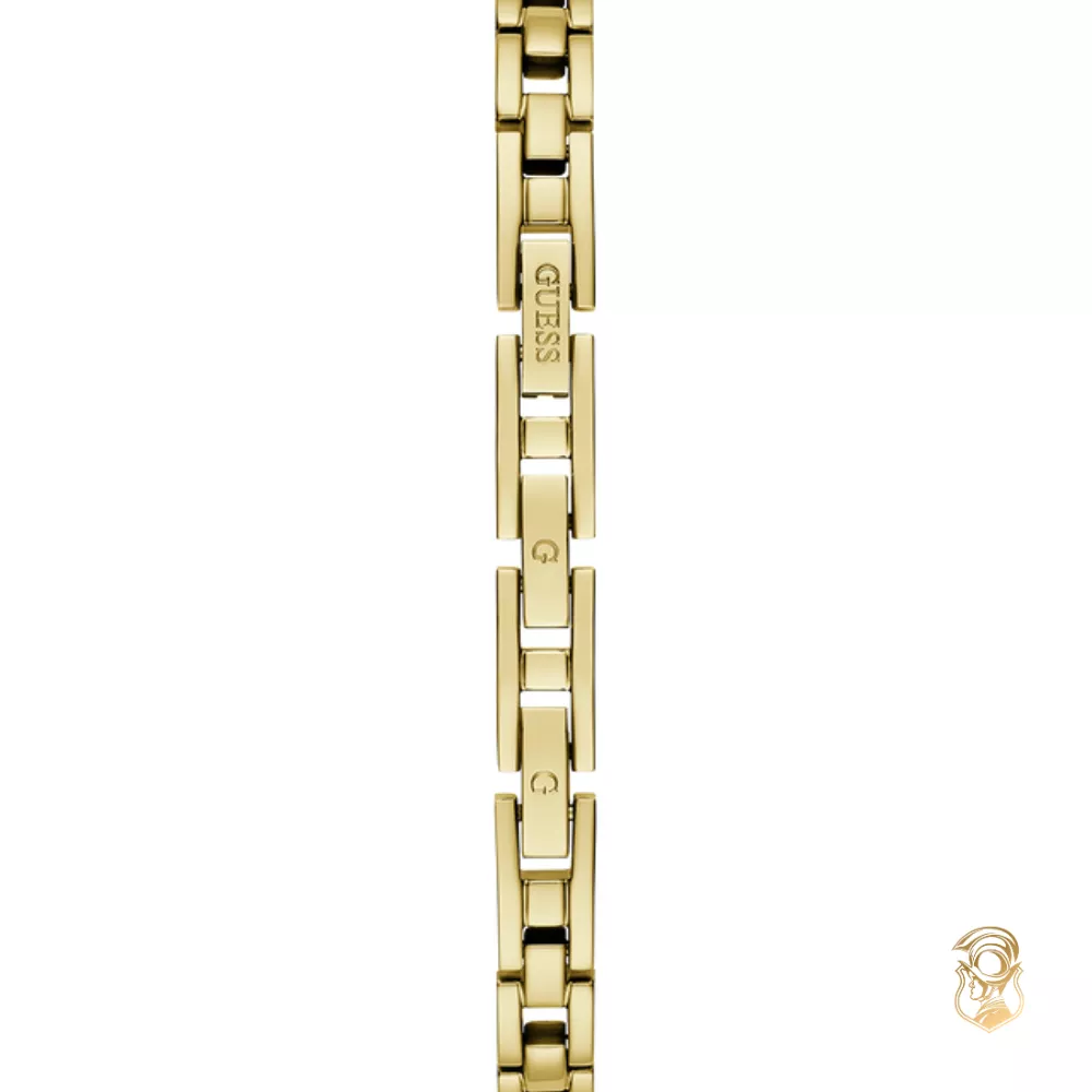 Guess Scarlett Gold - Tone Crystal Watch 31.7mm