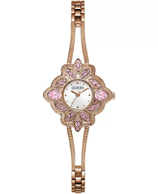 Guess Scarlett Rose Gold - Tone Crystal Watch 31.7mm 