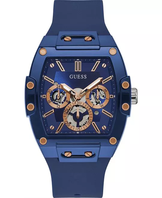 Guess Silicone Multifunction Watch 43mm