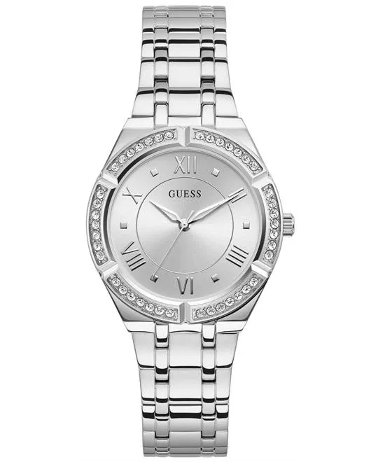 Guess Modern Silver Tone Watch 36mm