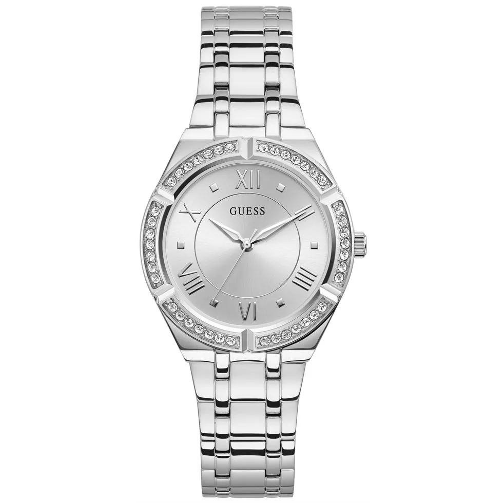 Guess Modern Silver Tone Watch 36mm