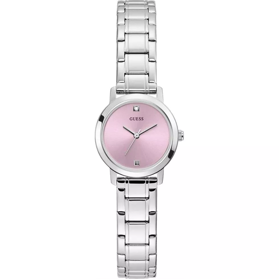 Guess Classic Pink Diamond Watch 25mm