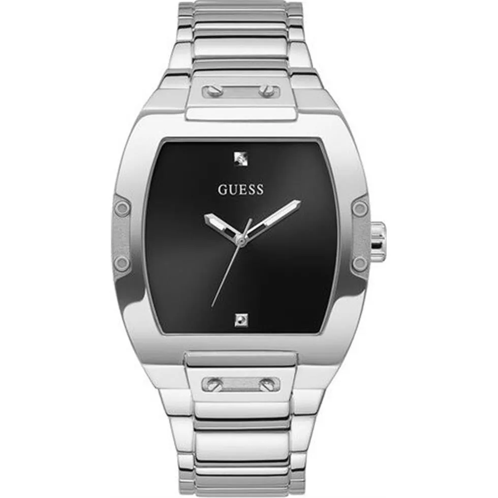 Guess Phoenix Silver Diamond Watch 43mm