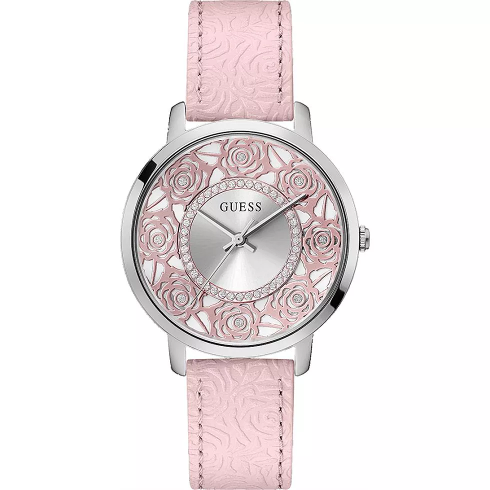 Guess Flora Pink Tone Watch 40mm