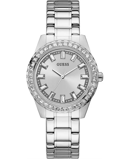 Guess Sparkling Silver Tone Watch 38mm