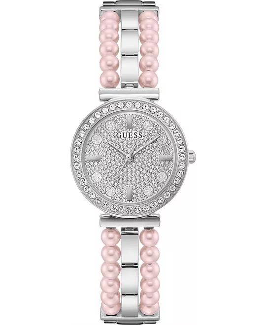 Guess Intricate Pink Tone Watch 30mm