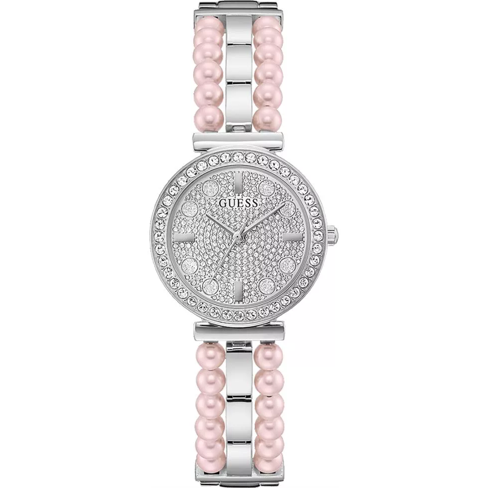 Guess Intricate Pink Tone Watch 30mm