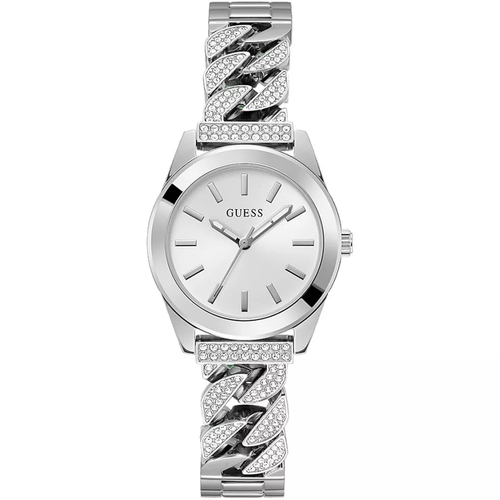 Guess Vanity Silver Tone Watch 32mm