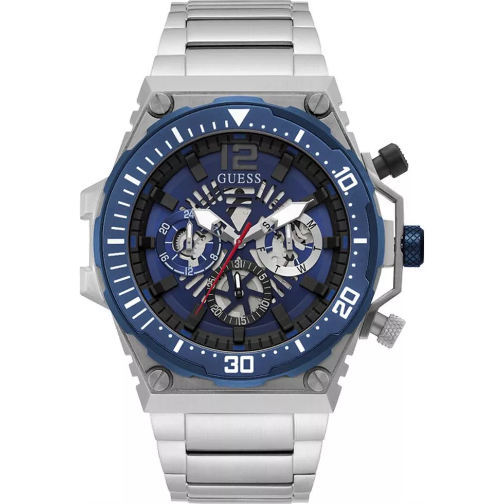 Guess Fusion Blue Tone Watch 48mm