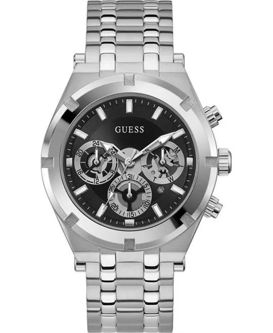 Guess Allara Silver-Tone Watch 44mm