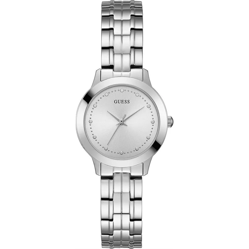 Guess Chelsea Silver-Tone Watch 30mm